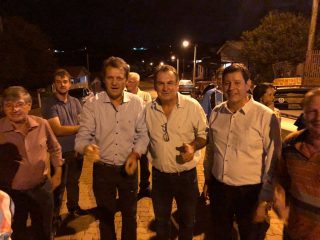 Inauguração pavimentação da rua Flavio Schmidt