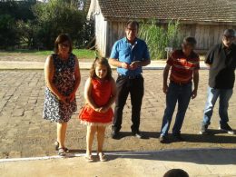 Inaugurado o calçamento da comunidade de Esquina Penz