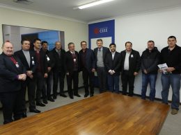 Prefeito Odir e prefeitos da região em reunião com o Presidente da CEEE
