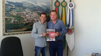 Prefeito Odir comemora os recursos que o Município irá receber ainda neste ano