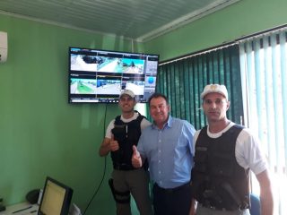 Câmaras de vídeo monitoramento estão em funcionamento