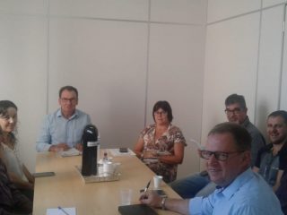Reunião de planejamento com o Prefeito, vice  e equipe administrativa