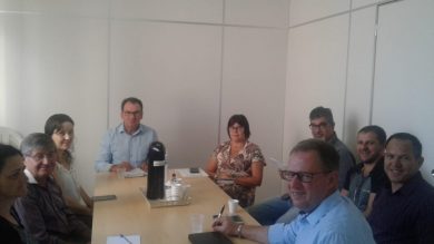 Reunião de planejamento com o Prefeito, vice  e equipe administrativa