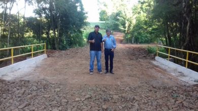 Ponte que liga os municípios de Ernestina e Victor Graeff é construída