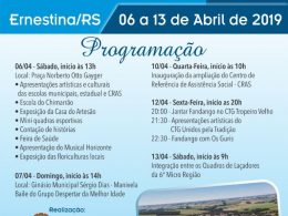 Ernestina comemora seus 31 anos de emancipação política administrativa
