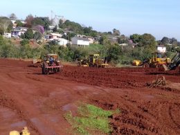Construção do campo Municipal de Futebol 7