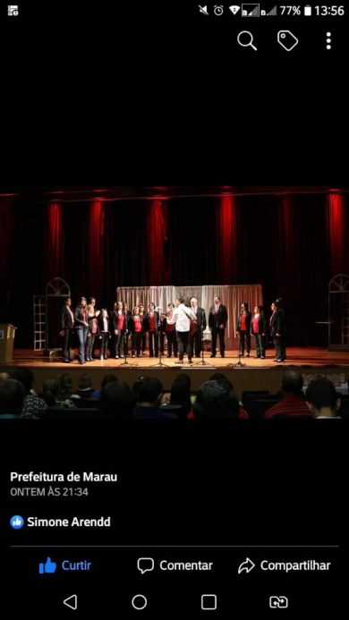 Coral Municipal realiza apresentação na 31ª Festa Italiana de Marau