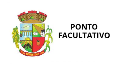Prefeitura de Ernestina terá ponto facultativo nesta sexta (1º)