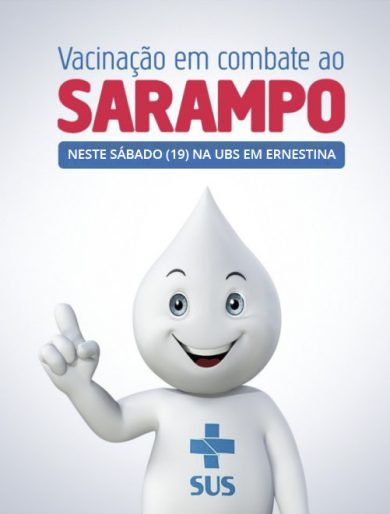 Vacine seu filho contra o sarampo!