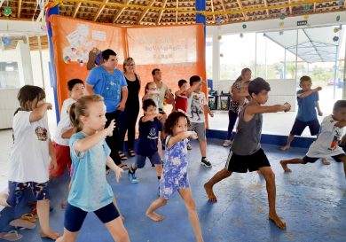 Oficina foi desenvolvida na Escola Educarte