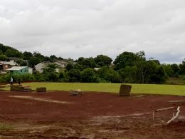 Obra do novo campo de futebol 7 é iniciada