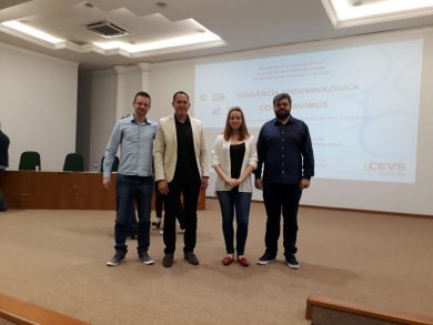Equipe da Secretaria da Saúde de Ernestina participou de evento com orientações estaduais sobre os procedimentos