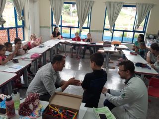 Estudantes recebem orientações para evitar contágio com coronavírus em Ernestina