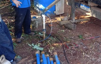 Bomba na localidade de Três Lagoas