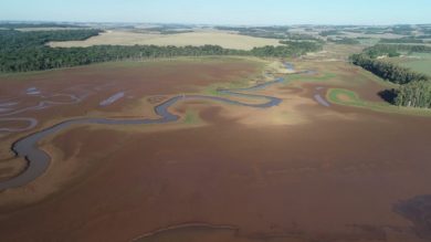 Seca reduziu níveis da Barragem de Ernestina