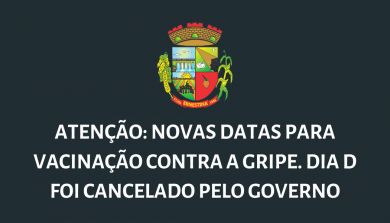 Governo muda datas da próxima fase da campanha de vacinação contra a gripe