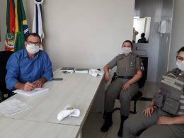 Projeto de novo prédio para BM de Ernestina pauta reunião