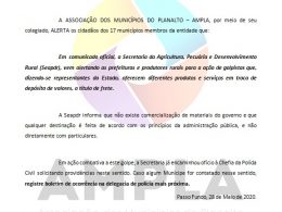 Ampla alerta para golpistas que estão lesando produtores rurais