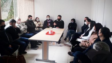 Em reunião na Prefeitura, moradores se comprometeram a construir o passeio público das ruas