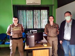 Prefeitura doa novo equipamento a BM de Ernestina