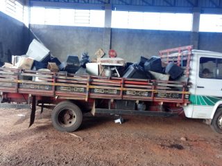 Campanha recolheu lixo eletrônico em Ernestina