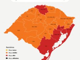 Ernestina retorna a bandeira laranja no RS