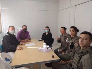 Prefeito Nico e Brigada Militar alinham detalhes do novo quartel