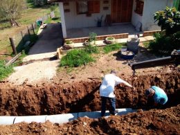 Ruas recebem sistema de drenagem pluvial em Ernestina