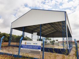Nova quadra poliesportiva da Escola Educarte