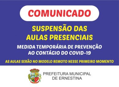 Cancelamento do retorno das aulas presenciais