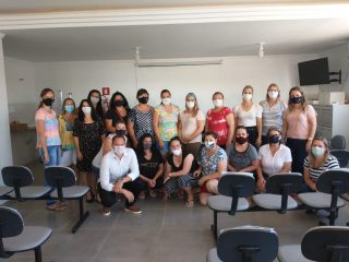 Reunião dos funcionários e serventes das escolas Municipais