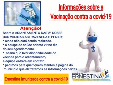 VACINAÇÃO  CONTRA COVID-19 SEGUNDA DOSE