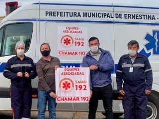 Município de Ernestina adere ao programa Chamar 192 e passa a contar com cobertura do SAMU