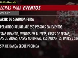 Município de Ernestina irá seguir a nova Portaria do Governo do Estado, que prevê maior flexibilização, mas estabelece novos protocolos de enfrentamento á pandemia no RS a partir desta última segunda (18/10)