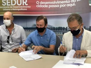 Prefeito em exercício Paulo Penz agradece ao deputado estadual Mateus Wesp, pela viabilidade do recurso para pavimentação da Estrada que liga o município de Ernestina a Nicolau Vergueiro