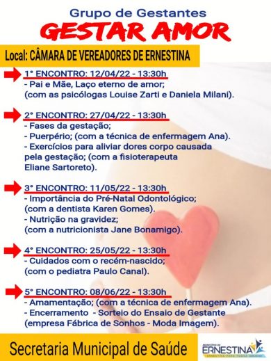 Grupo de Gestante – Gestar Amor