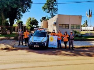 CRAS e Brigada Militar de Ernestina realizam Pedágio de “Orientação  e Combate ao Abuso e a Exploração Sexual a Criança e  Adolescente