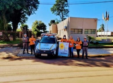 CRAS e Brigada Militar de Ernestina realizam Pedágio de “Orientação  e Combate ao Abuso e a Exploração Sexual a Criança e  Adolescente