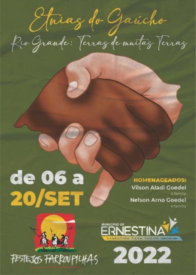 Prefeitura de Ernestina divulga a programação dos Festejos Farroupilhas 2022