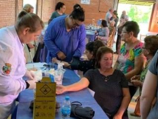 Encontro do AÇÃO HIPERDIA – ocorreu na tarde desta quinta-feira (25), no Salão  da comunidade da Esquina Penz