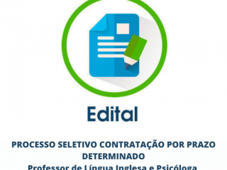 EDITAL DE SELEÇÃO Nº 008/2023