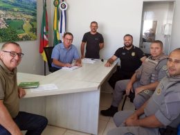 Administração Municipal discute parcerias para reforçar segurança em Ernestina