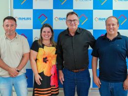 Prefeito Nico tem encontro na Famurs e agenda capacitação para equipe técnica