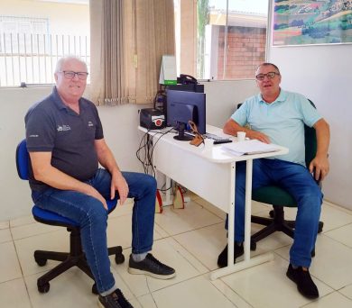 Preocupação com a estiagem pauta reunião do vice-prefeito Leonir e o empresário Caneca