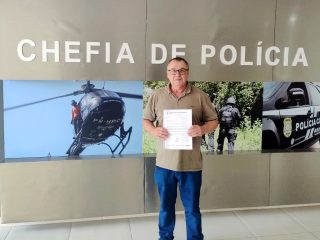 Vice-prefeito Leonir Vargas busca aumento do efetivo da Polícia Civil para reforçar a segurança em Ernestina