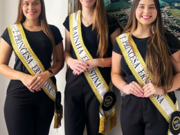 Soberanas de Ernestina realizam visita ao prefeito Nico