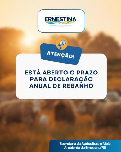 Está aberto o prazo para Declaração Anual de Rebanho