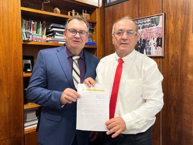 Prefeito Nico dialoga com o deputado federal Marcon por novos investimentos para Ernestina