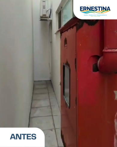 Prefeitura de Ernestina realiza reparos em espaços reformados da Unidade Básica de Saúde