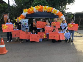 Mobilização e atividades no Cras em Ernestina marcam a campanha Maio Laranja